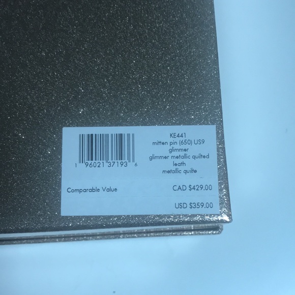 KATE SPADE ♠️ QUILTED METALLIC LEATHER CROSSBODY CARD CASE SET - Picture 13 of 15